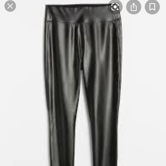 gap leather leggings